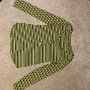 green striped henley